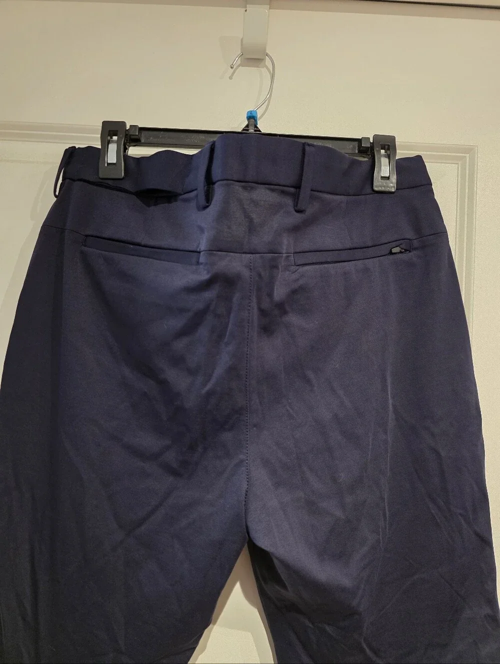 Mens Banana Republic Luxe Pant, Navy, 35x30